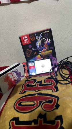 Limited edition scarlet and violet OLED switch light wear
