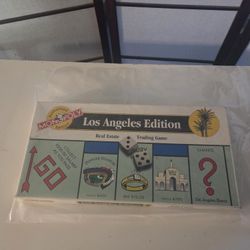 New Monopoly Los Angeles Back part of box missimh