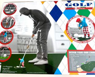 Buffalo Games Golf The Game Indoor Outdoor Family Board Game Open Box Unused
