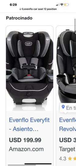 EVENFLO CAR SEAT 12 POSITIONS CONVERTIBLE for Sale in Torrance, CA - OfferUp