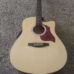 41-Inch Cutaway Acoustic Guitar Starter Kit - READ DESC & VIEW PICTURES 