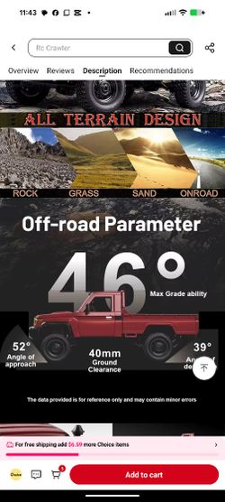 RC Off-road 4x4 Pickup Truck Tow RC Toyota