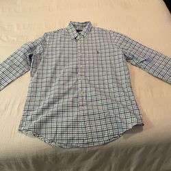 Men’s Lg Ralph Lauren Button Down Dress Shirts (2)