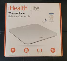 iHealth Lite Wireless Scale(1). iHealth Air Wireless Pulse Oximeter (1). iHealth Feel Wireless Blood Pressure Monitor (1). Three Pack. New Condition.
