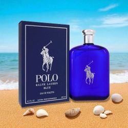 Polo Blue Edt Spray For Men's 6.7oz/ 200ml