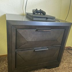 Wooden Nightstand Dresser