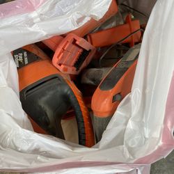 Bag Of Firestorm Power Tools  May Need A Charger Been In Storage  For Awhile .