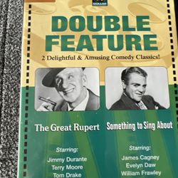 2 Movies On DVD JDurante/The Great Rupert & James Cagney/Something to Sing About