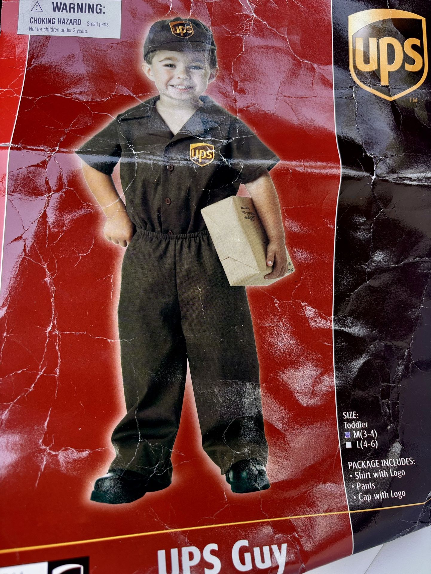 UPS Guy - 3T-4T Toddler Halloween Outfit