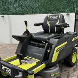 80v Ryobi Ride On Lawnmower 