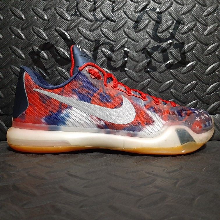 Nike Kobe 10 Independence Day shoes 705317 604 size