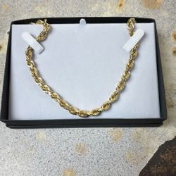 14k Gold Rope Chain 94.7 Grams