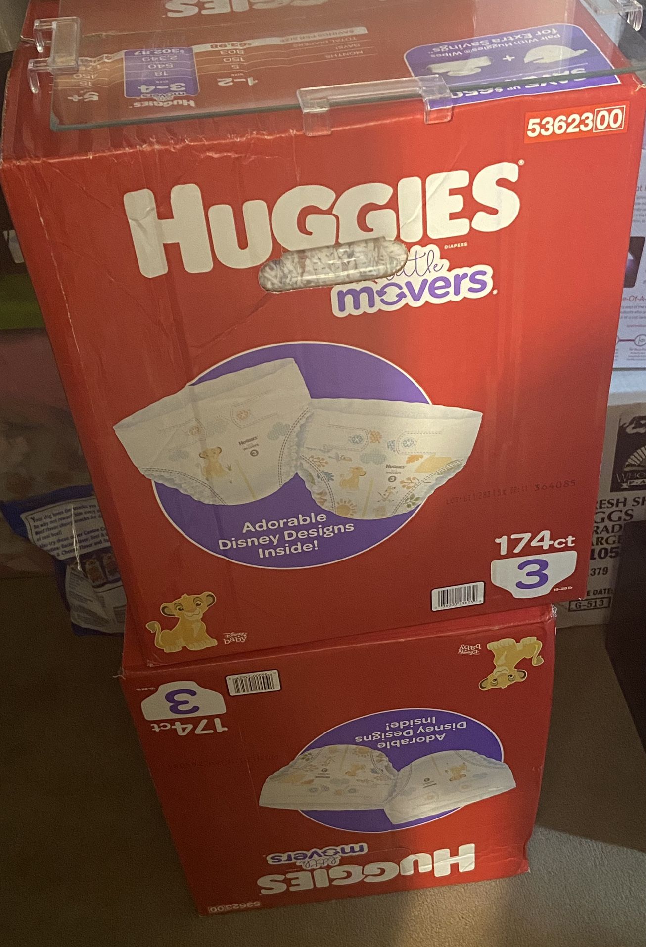 Huggies Size 3 (2) Boxes New 