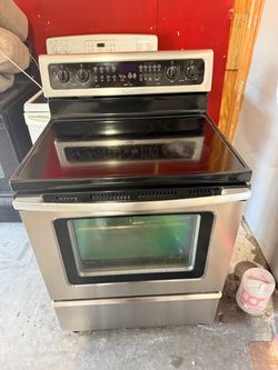 Whirlpool stove stainless steel electric convection oven