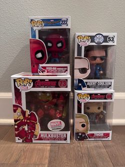 Package of 16 Funko POPs & Hot Toys Cosbabies - DC, Marvel, Avengers, Spider-Man, Target
