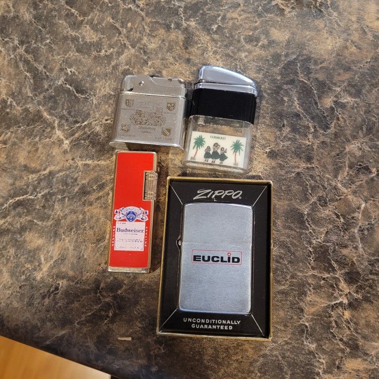 4 Vintage Zippo Lighter