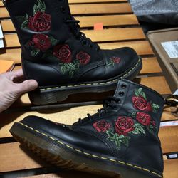 Doc Martens With Roses