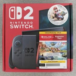 Nintendo Switch 2 + Mario Kart World Bundle + 12 Month NSO - Costco