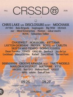 SELLING CRSSD 2026 SAN DIEGO 3 GA 2 DAY TICKETS UNDER RETAIL
