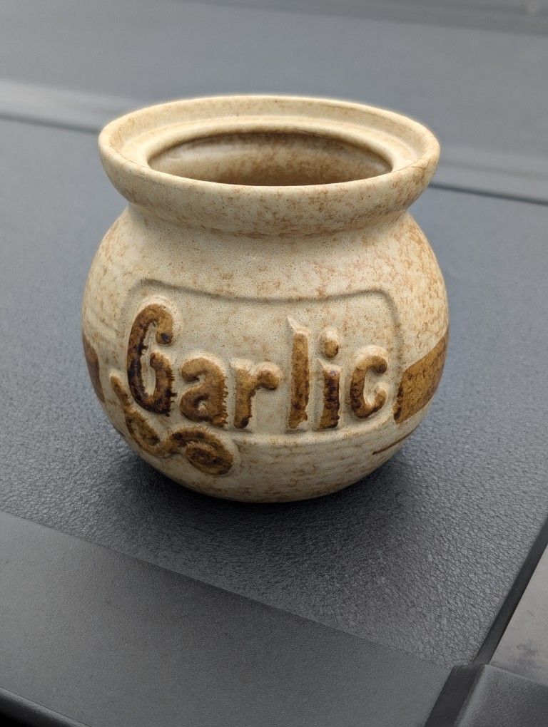 Stonewear Garlic Storage Container