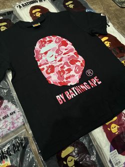 BAPE A Bathing Ape Black Camo Graphic Tee