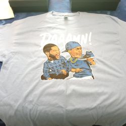 Jordan Retro 1 Signal Blue  T-shirt to Match Shoe 