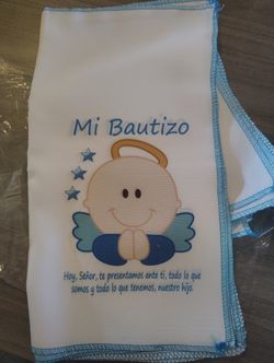 Recuerdos Servilletas De Tortillas Para Bautizo Docena