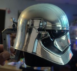 Disney Parks Star Wars The Last Jedi Captain Phasma Helmet Drink Mug