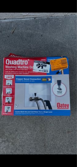Oatey Quadtro Washing Machine Outlet Box