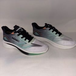 Yin Saes Fashion Sport No.1 Mens Running Sneakers Grey Teal - Mens US 13