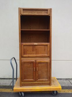 Solid wood shelf storage bookcase food living room