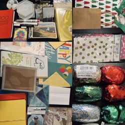 Crafting & Gift Bag Supplies Lot