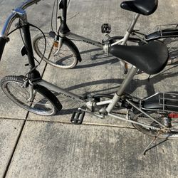 Two Dahon Folding Bikes