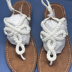 Cloudwalkers Braided Thong Sandals Brand New 