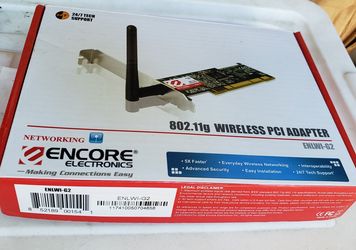 Encore ENLWI-G2 54Mbps Wireless-G PCI Adapter & IEEE 802.11g Orthogonal Frequency Division Multiplexing