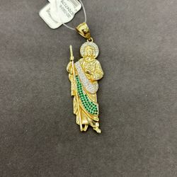 14K San Judas Pendant