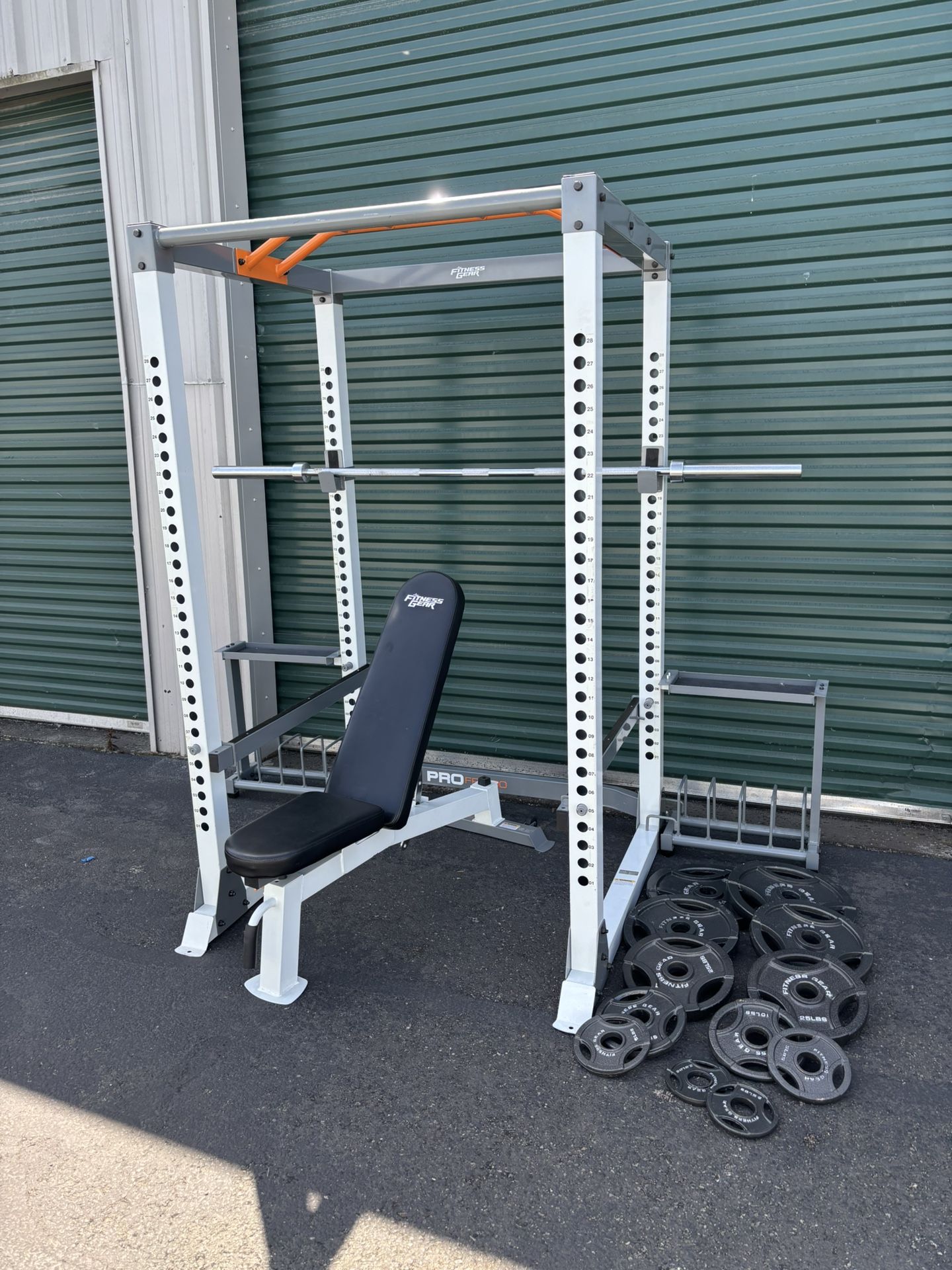 Gym Weights Bar Weight Bench Power Rack