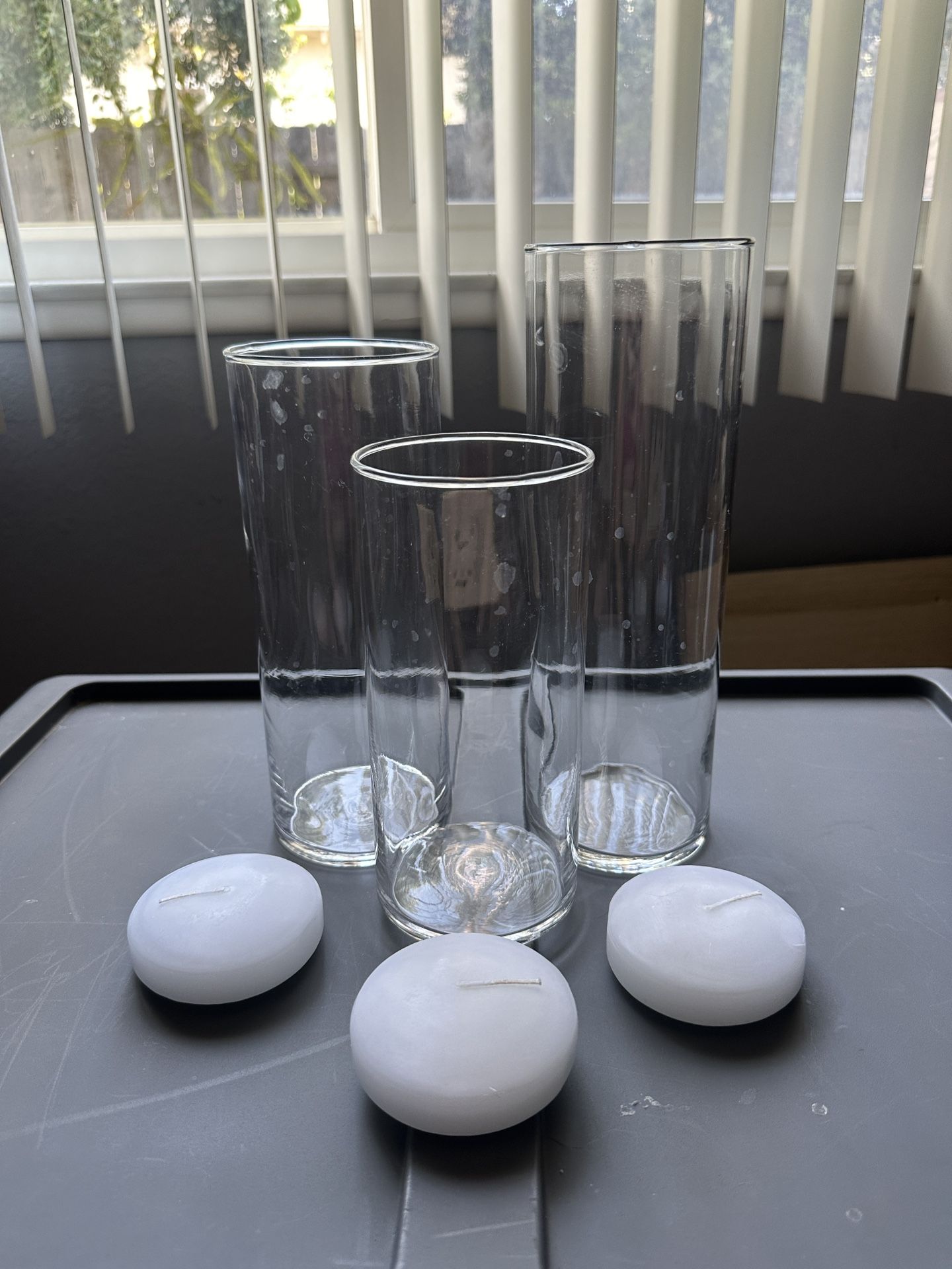 Vases With Floating Candles
