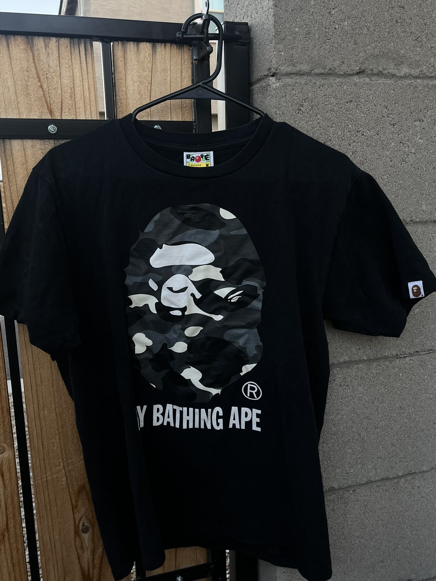 used bape t shirt