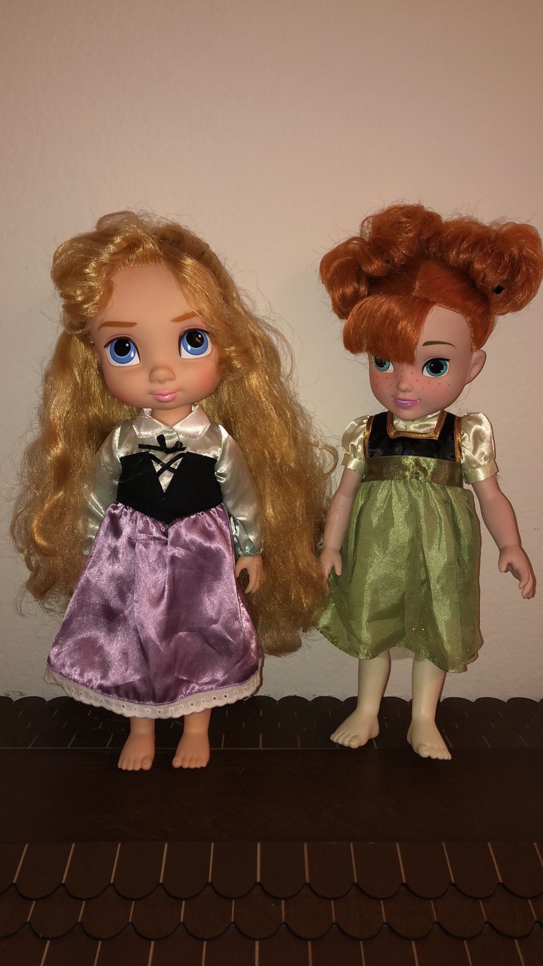 Disney Aurora & Anna Dolls