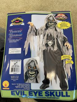 Reaper Halloween Costume with Light-up Eyes