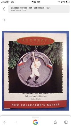 Babe Ruth ornament⚾️