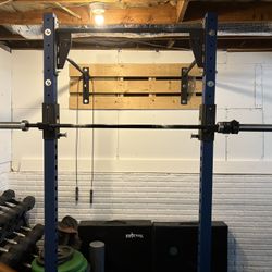 Torque Rack, Barbell, Olympic Plates