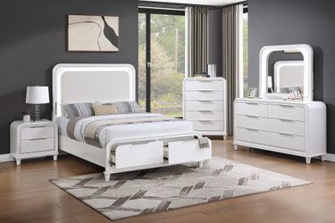 Brand new super elegant LED Queen Size Bedroom Set