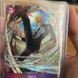 Bandai One Piece CCG Sanji OP12-070 Character Alabasta/Straw Hat Crew 5000 Power