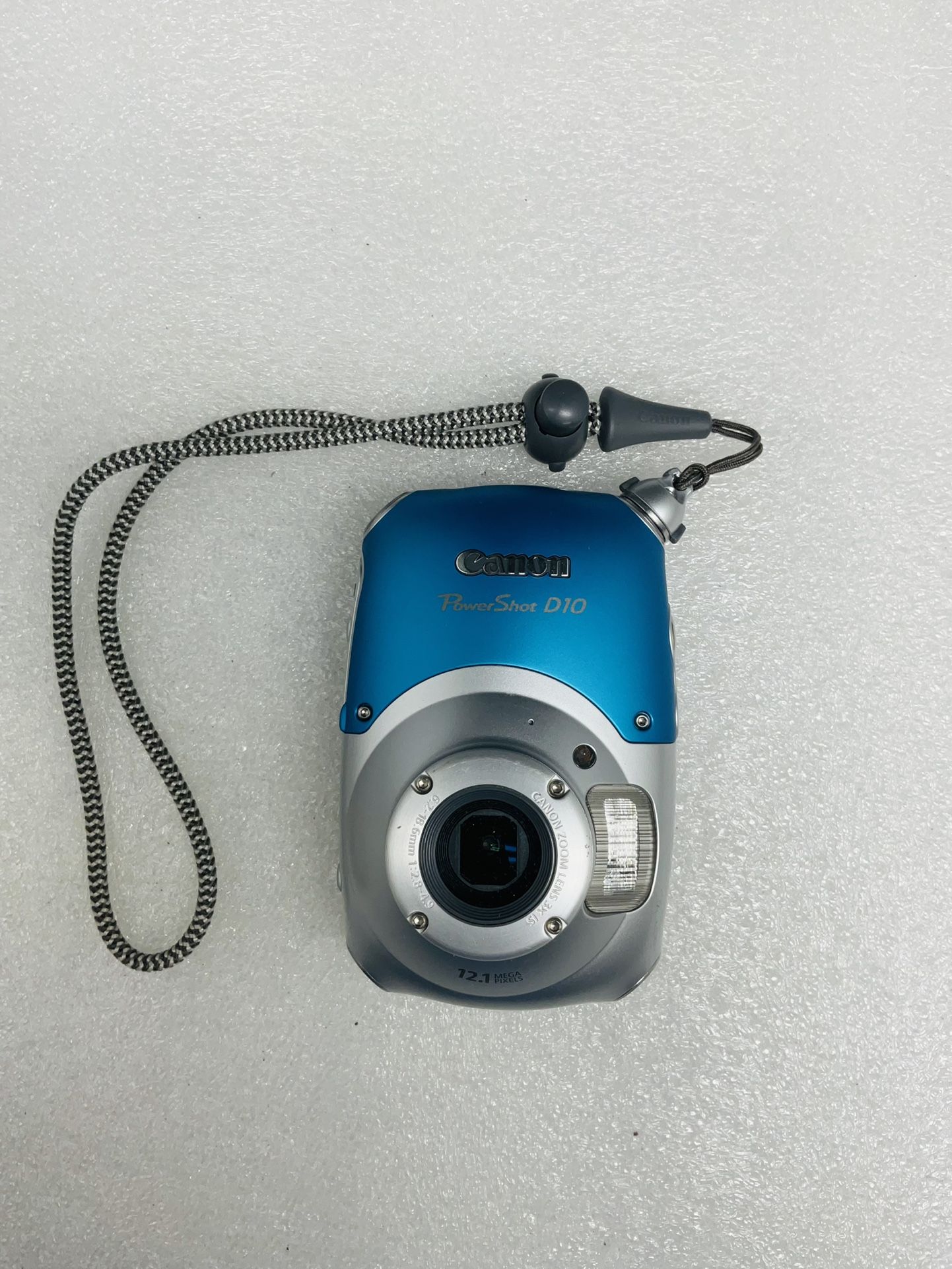 Canon PowerShot D10 12.1MP Digital Camera Waterproof- Silver buy blue NEW