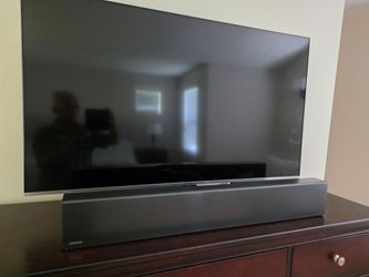 55" Diagonal length Samsung smart TV & Samsung sound Bar with Woofer