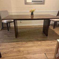 Solid Wood Table-72 Inches 