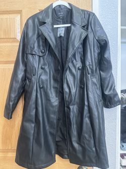 Women’s Faux Leather Coat
