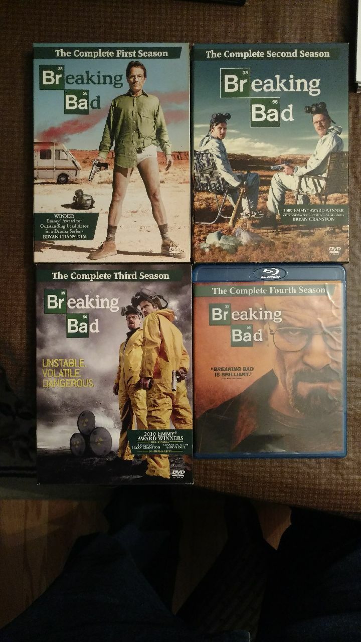 Breaking Bad Complete Series DVD & Blu Ray Sets